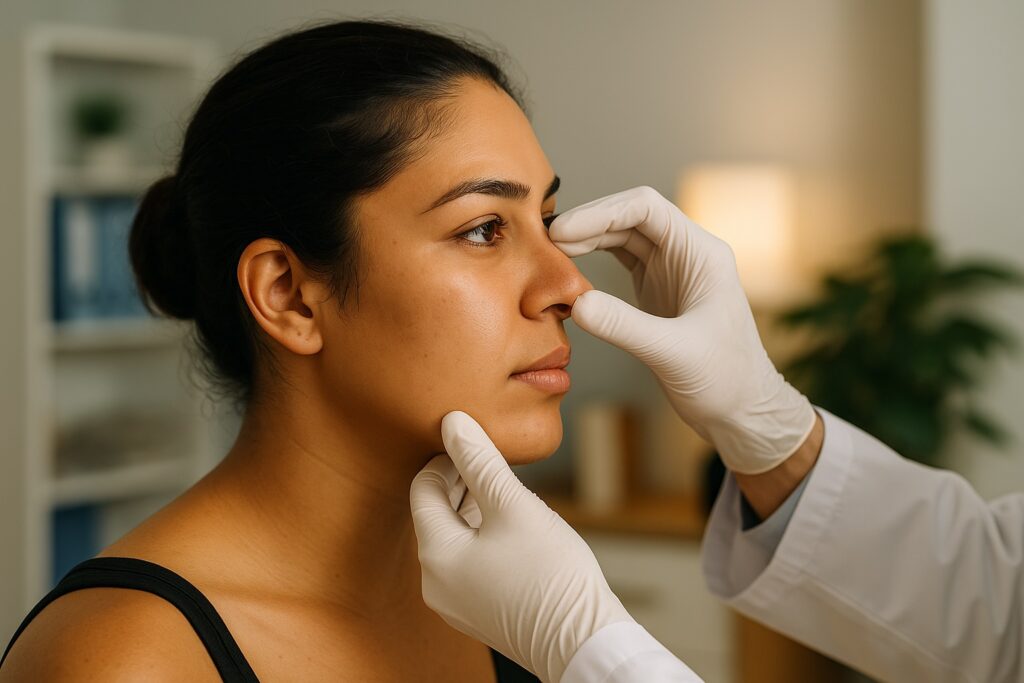 Rhinoplastie et peau épaisse
