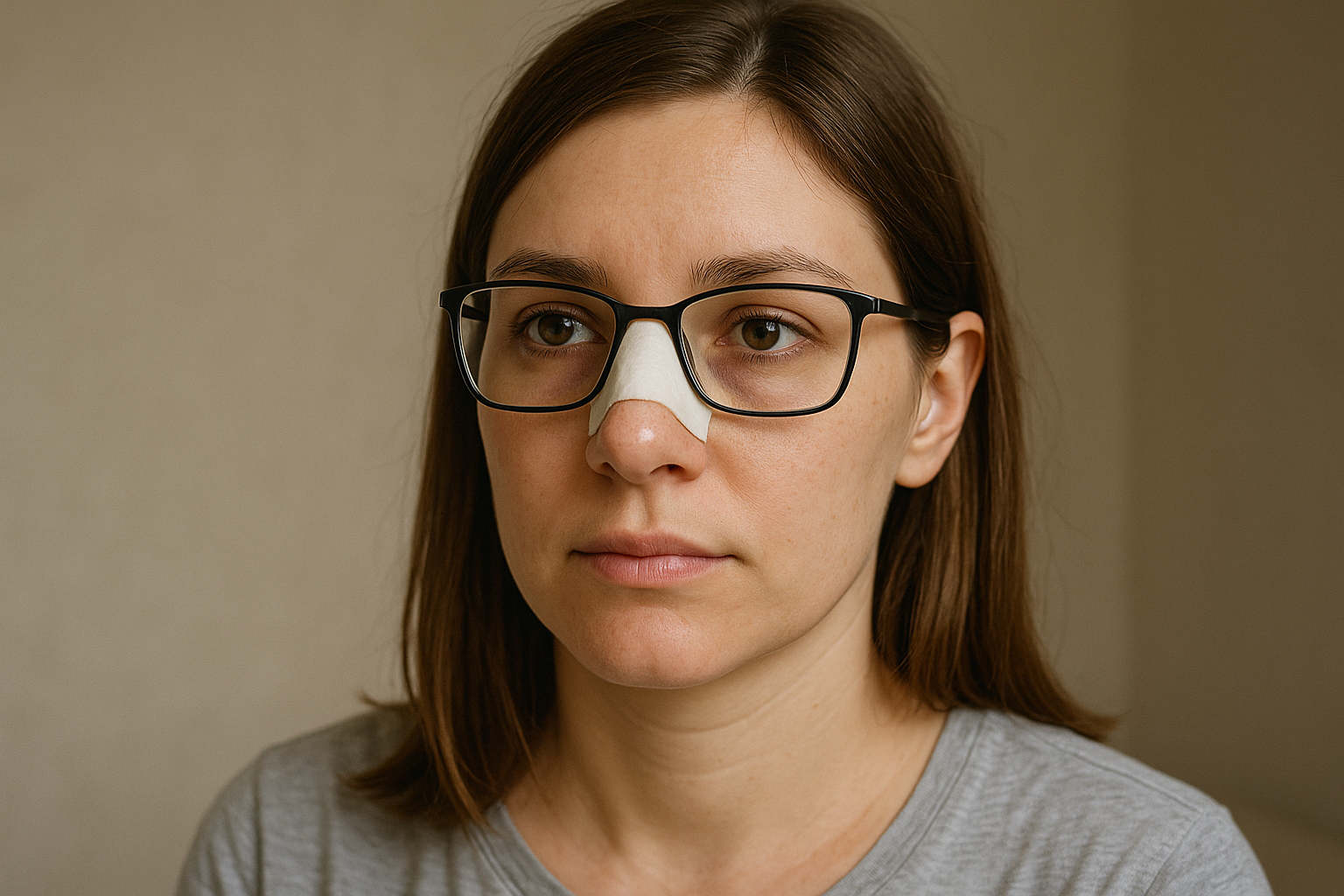 lunettes après une rhinoplastie