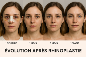 évolution après rhinoplastie