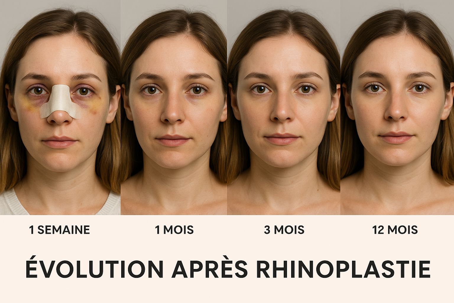 évolution après rhinoplastie