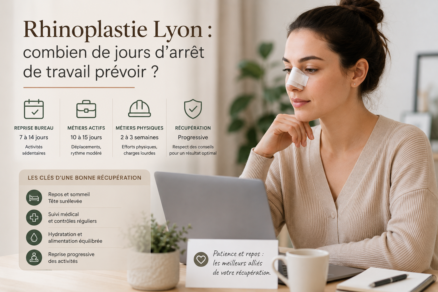 Rhinoplastie arrêt de travail