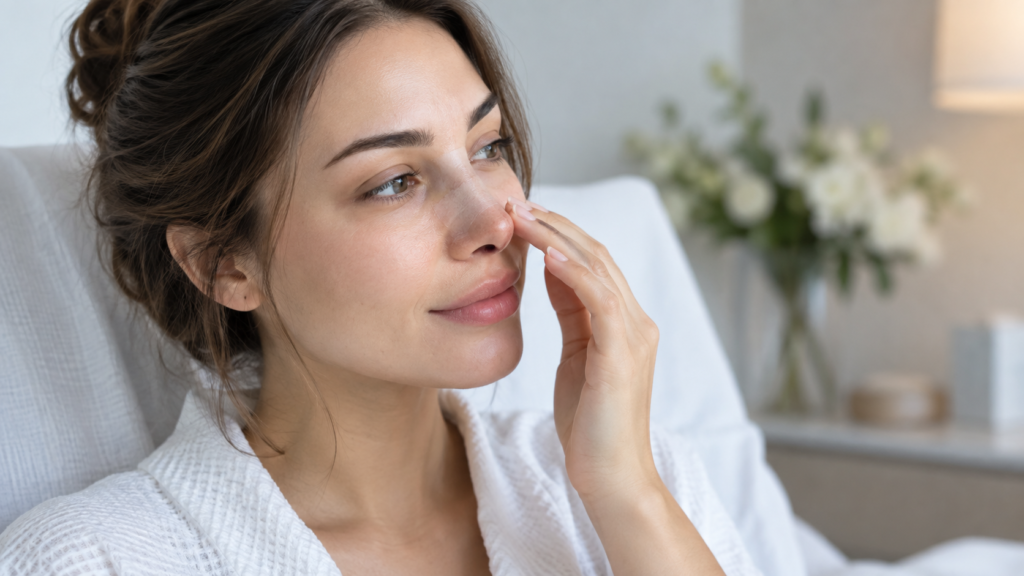 Nez insensible après une rhinoplastie