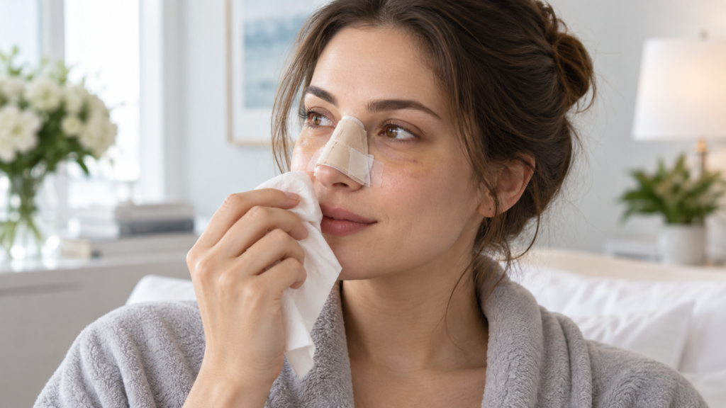 se moucher après une rhinoplastie